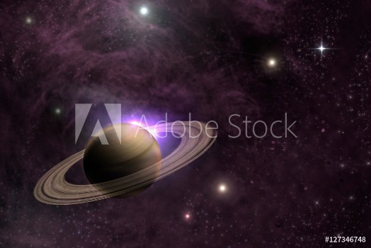 Picture of Planet Saturn Galaxy